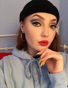 明星网红化妆素颜对比,真实与滤镜的视觉对比