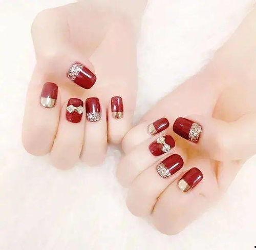 美甲明星网红款过年