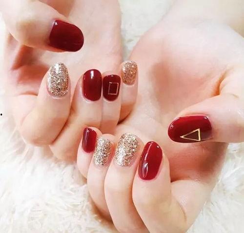 美甲明星网红款过年