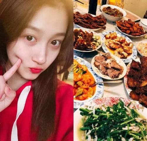 明星网红晒年夜饭,奢华美食盛宴
